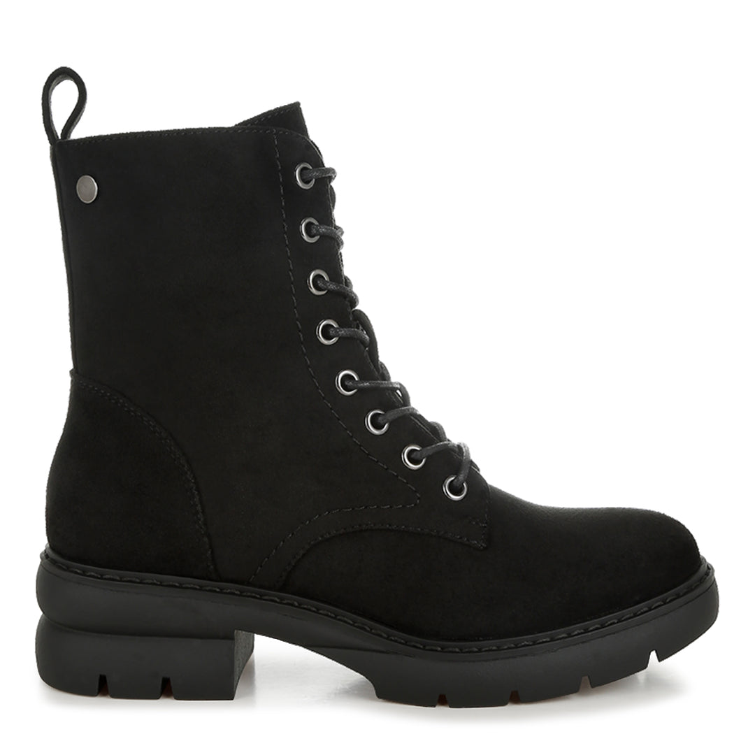 lace up high ankle boots#color_black