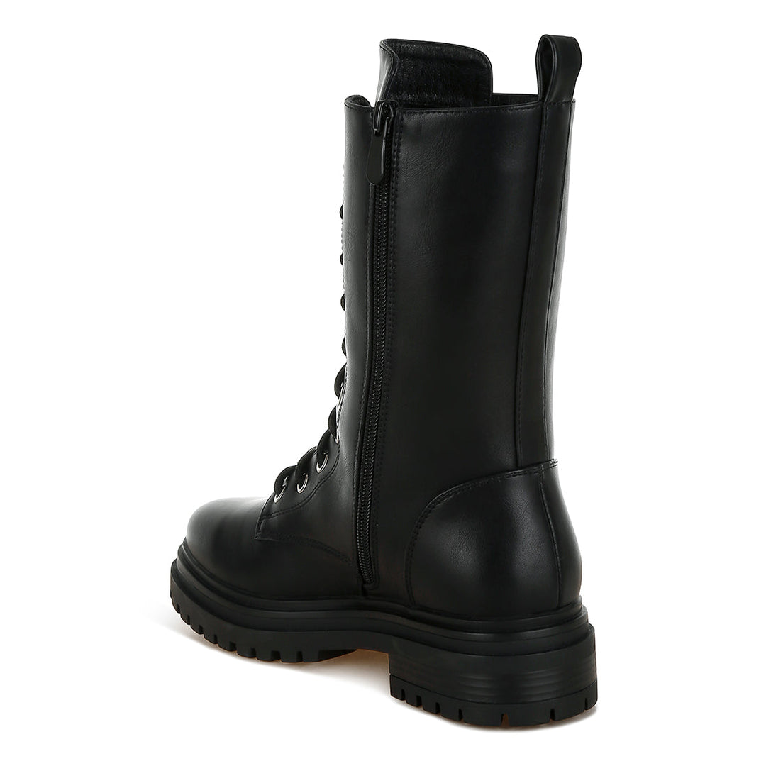 rhinestone jewelled chunky boots#color_black