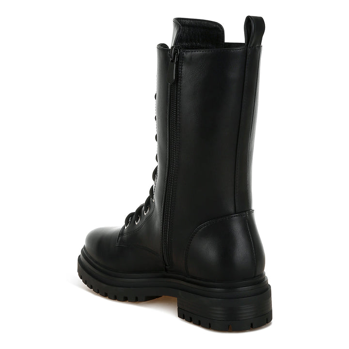 rhinestone jewelled chunky boots#color_black