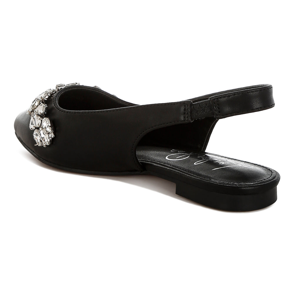 diamante embellished flat sandals#color_black