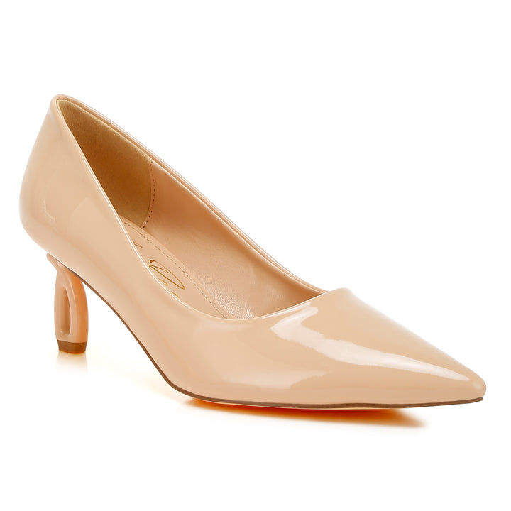 pointed toe fantasy heel pumps
#color_beige