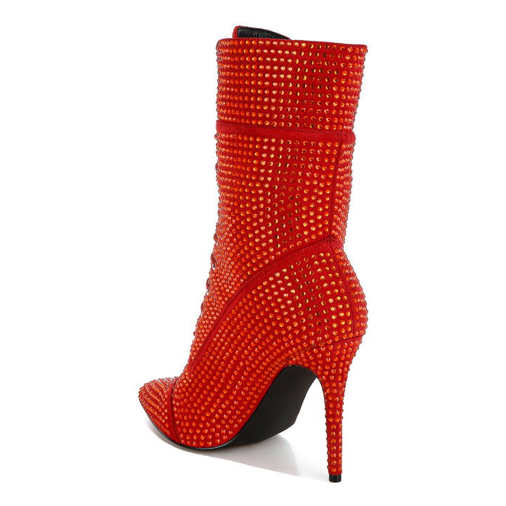 rhinestones embellished calf boots#color_red