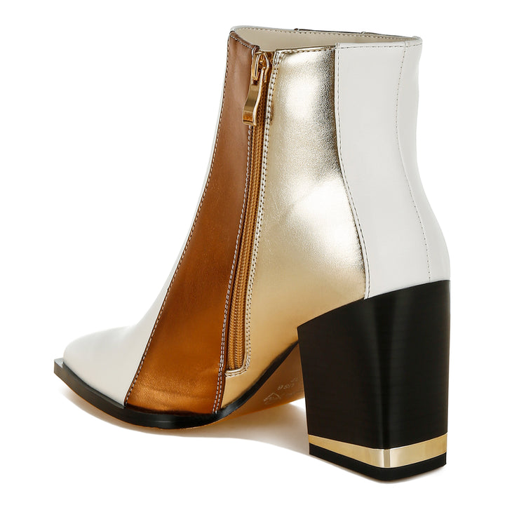 three tone block heel boots#color_off_white