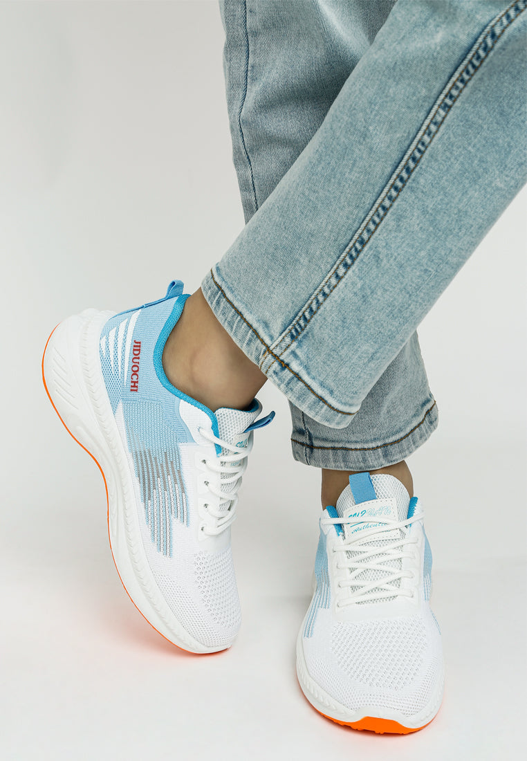 women lace-up chunky sneakers#color_blue