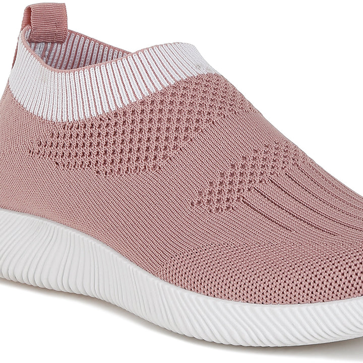 flyknit walking sneakers#color_pink