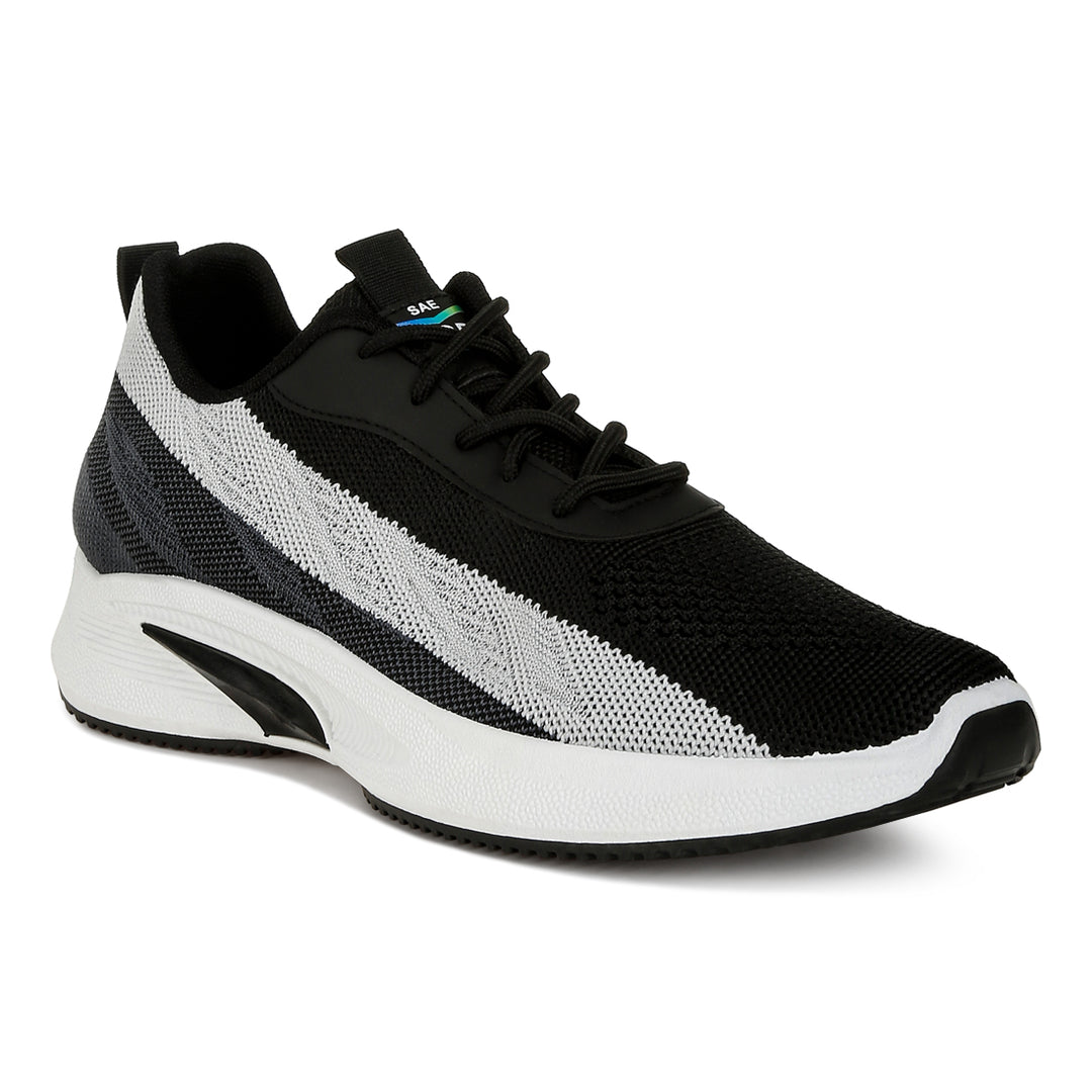 men's dual tone chunky sneakers#color_black