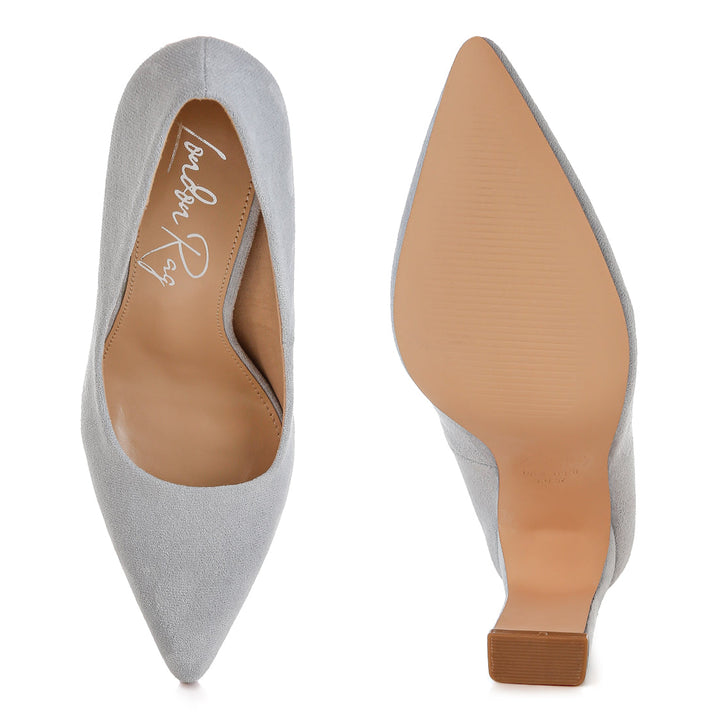 slim block heel pumps#color_light-blue