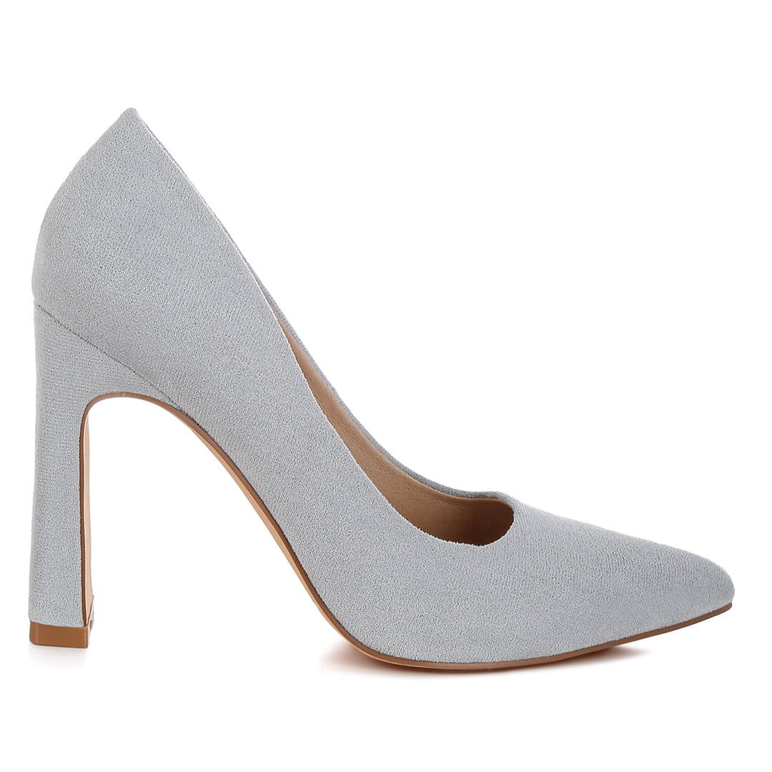 slim block heel pumps#color_light-blue