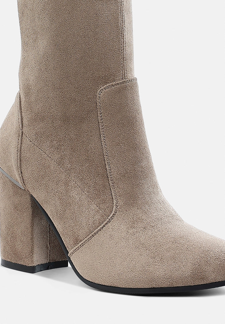 rag & co women microfiber calf boots#color_taupe