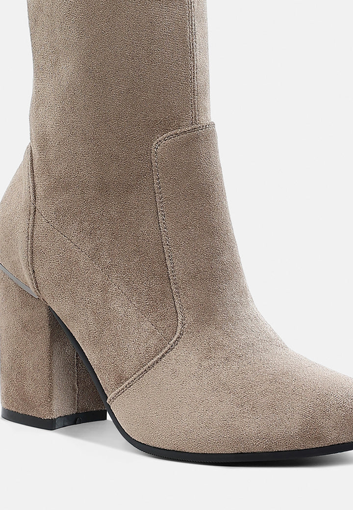 rag & co women microfiber calf boots#color_taupe