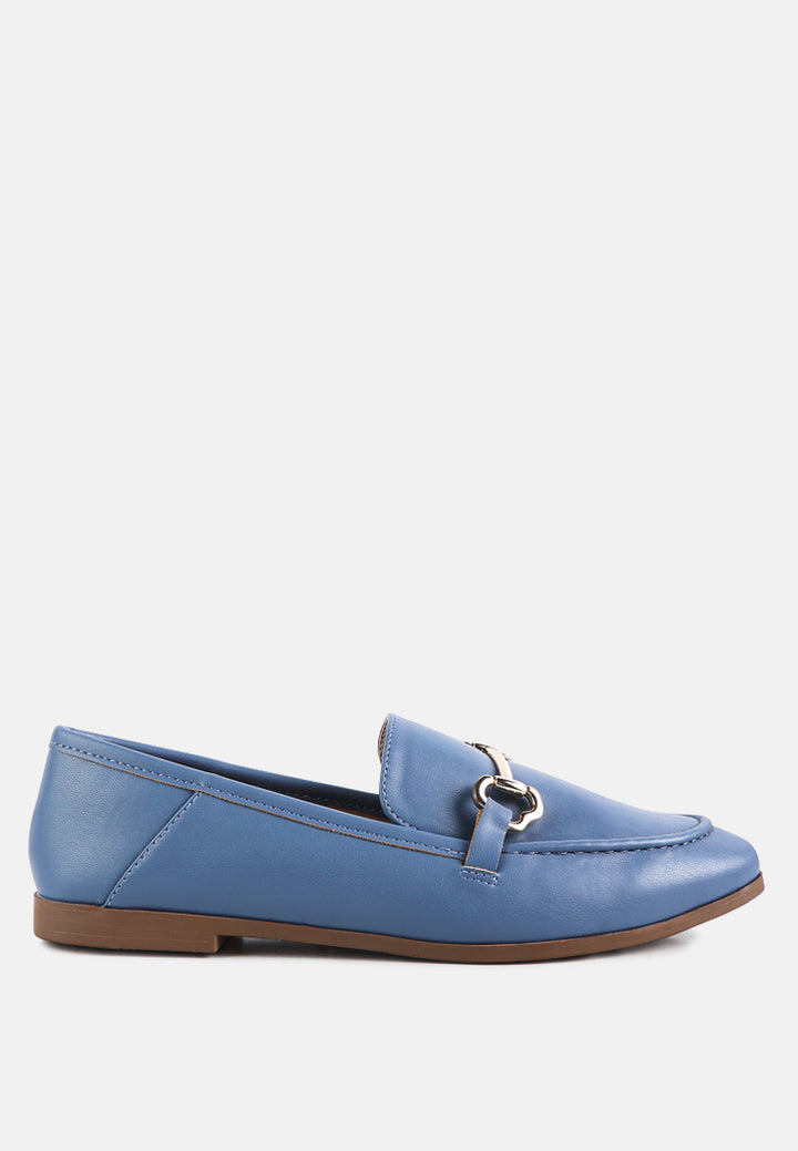 women semi casual loafers#color_blue