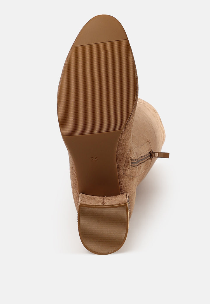 women microfiber knee high boots#color_camel