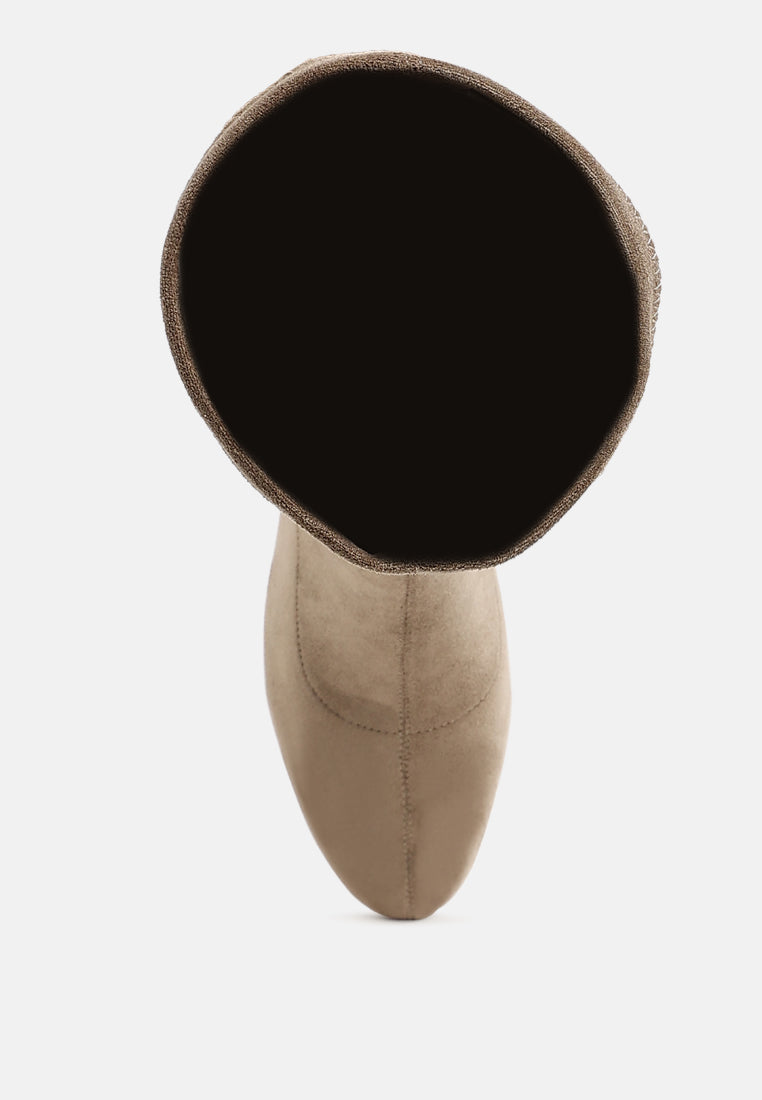 women microfiber knee high boots#color_taupe