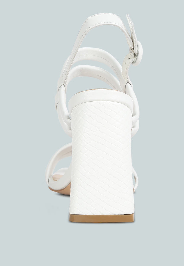 Women Slim Block Heel Sandal