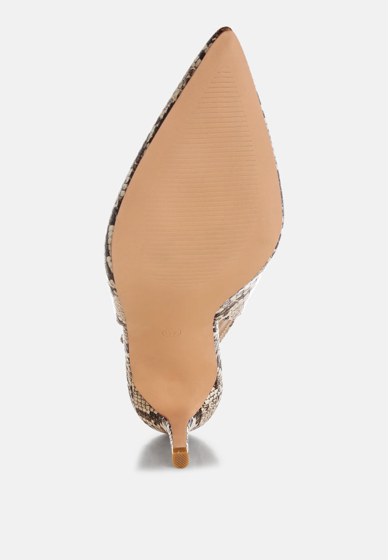 Women Slingback Stiletto Heel Sandals