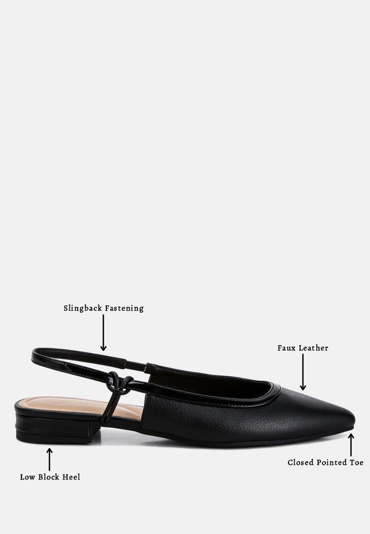 women slingback ballerinas#color_black