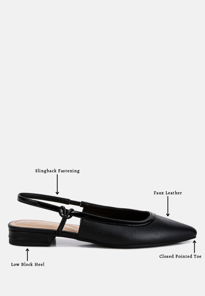 women slingback ballerinas#color_black
