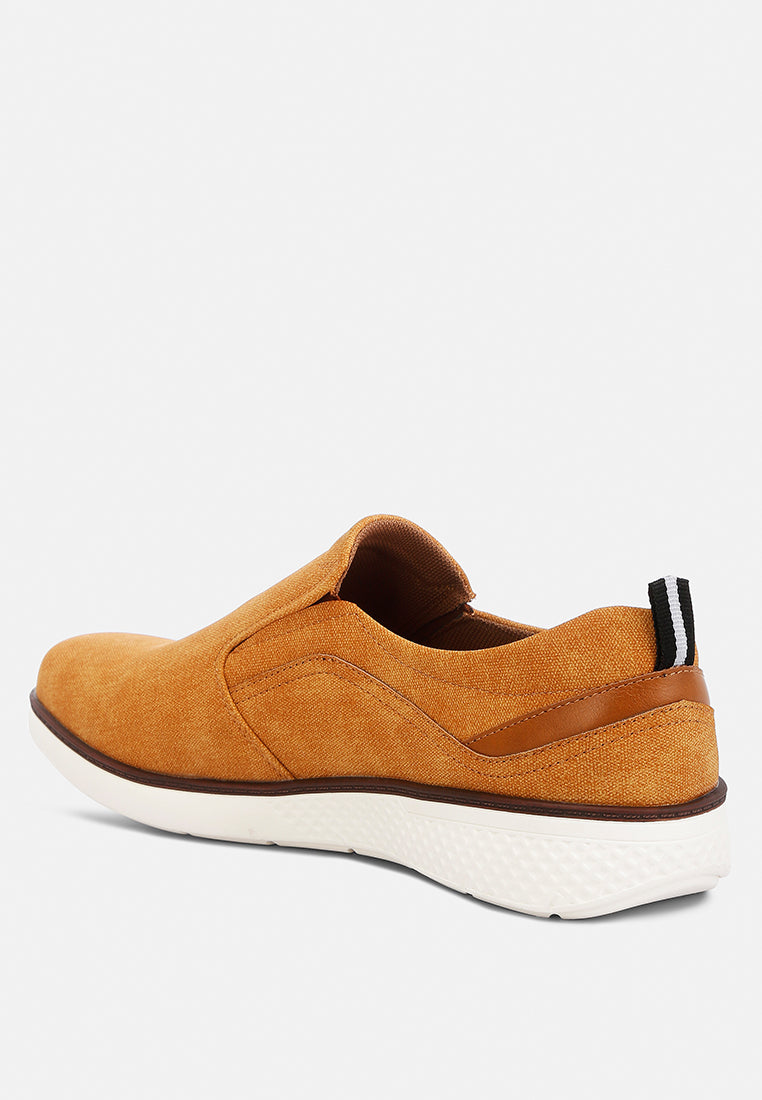men's slip on casual sneakers#color_tan