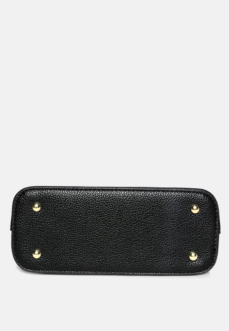 smiley bag tag shoulder bag by ruw#color_black