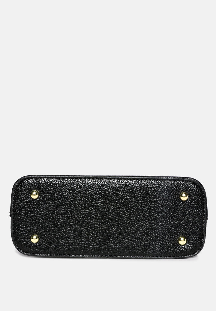 smiley bag tag shoulder bag by ruw#color_black