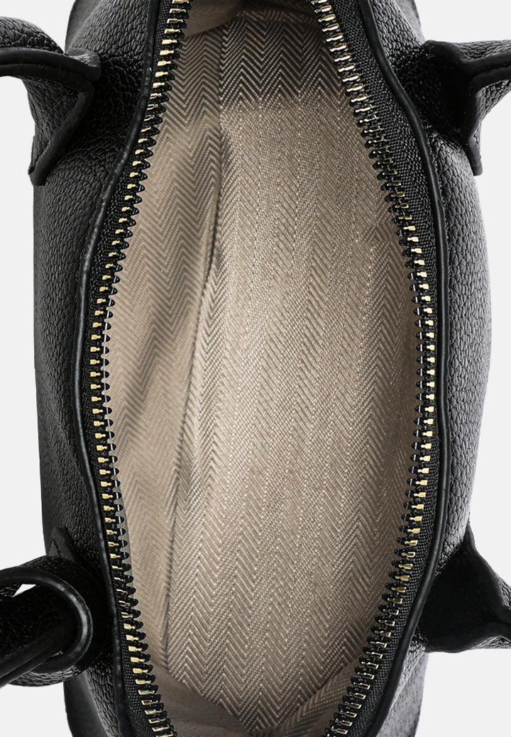 smiley bag tag shoulder bag by ruw#color_black