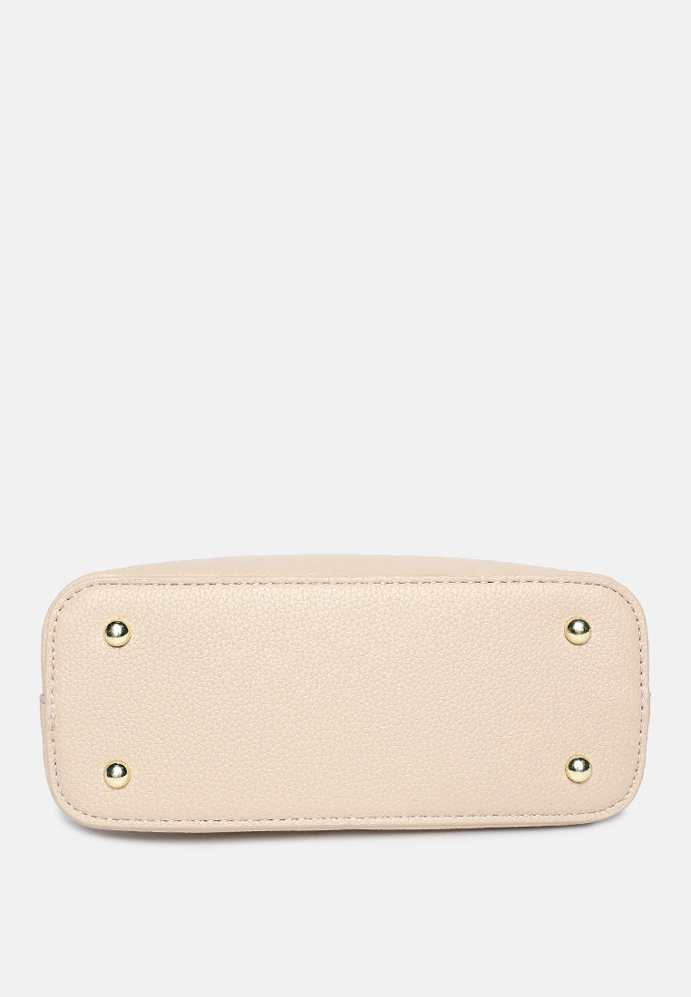 smiley bag tag shoulder bag by ruw#color_khaki