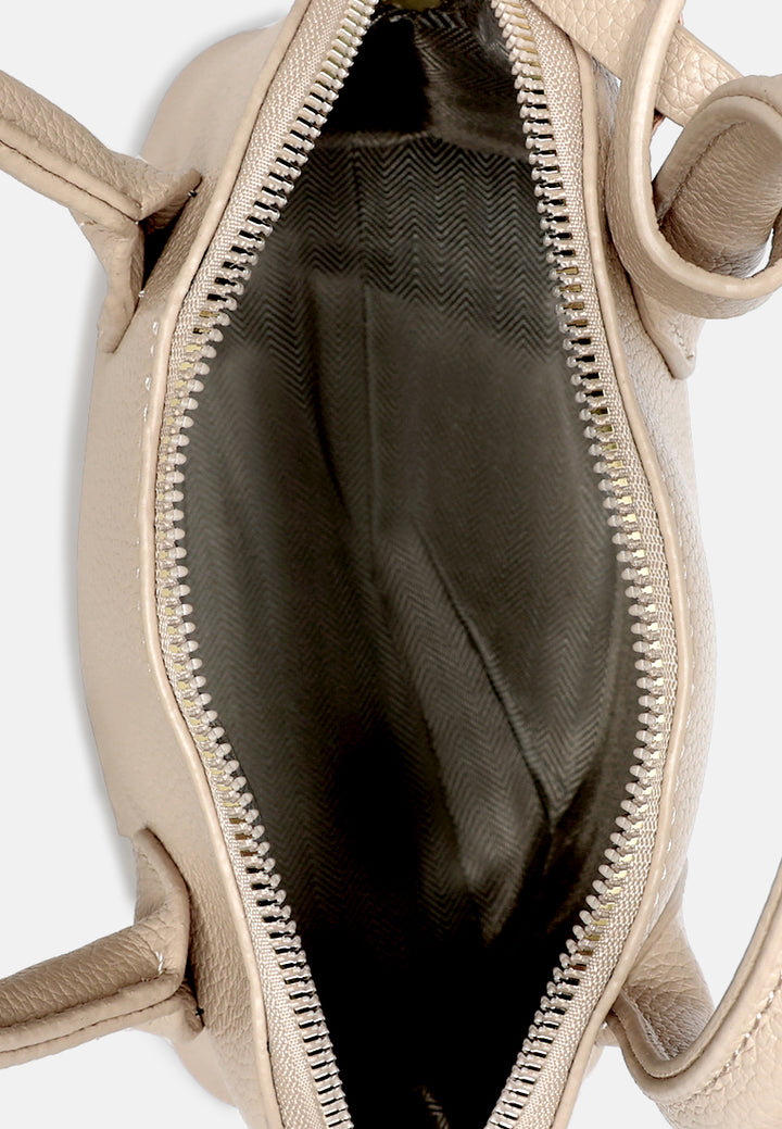 smiley bag tag shoulder bag by ruw#color_khaki