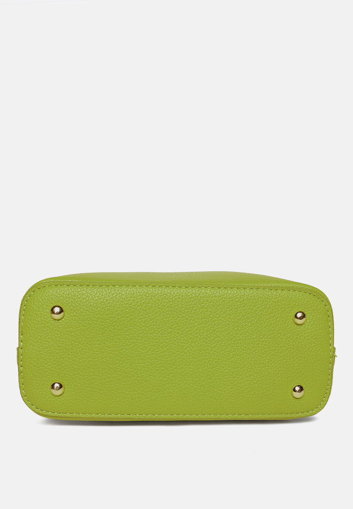 smiley bag tag shoulder bag by ruw#color_light-green