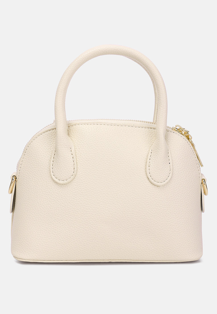 smiley bag tag shoulder bag by ruw#color_off-white