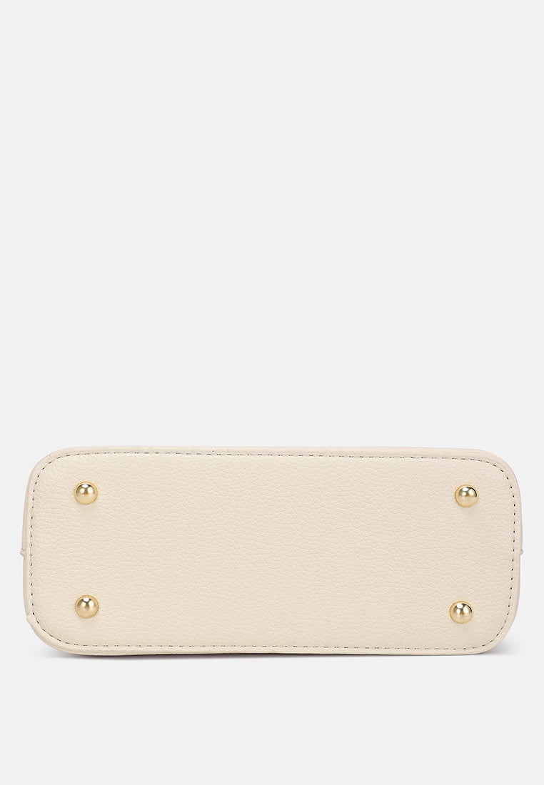 smiley bag tag shoulder bag by ruw#color_off-white