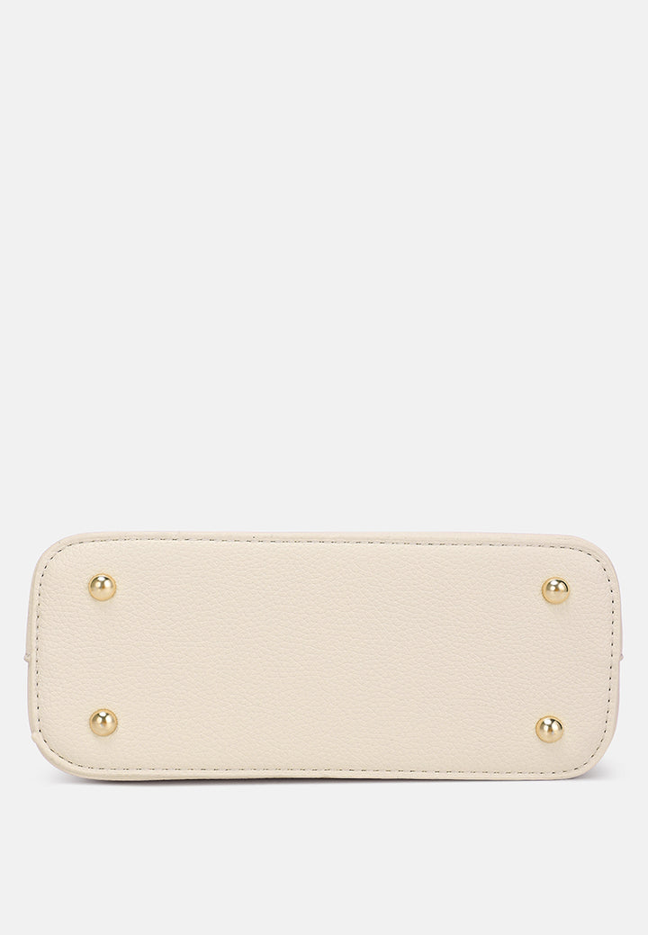 smiley bag tag shoulder bag by ruw#color_off-white