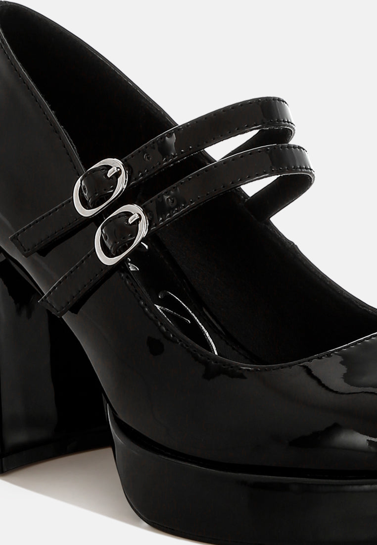Women Double Strap Mary Jane Sandals