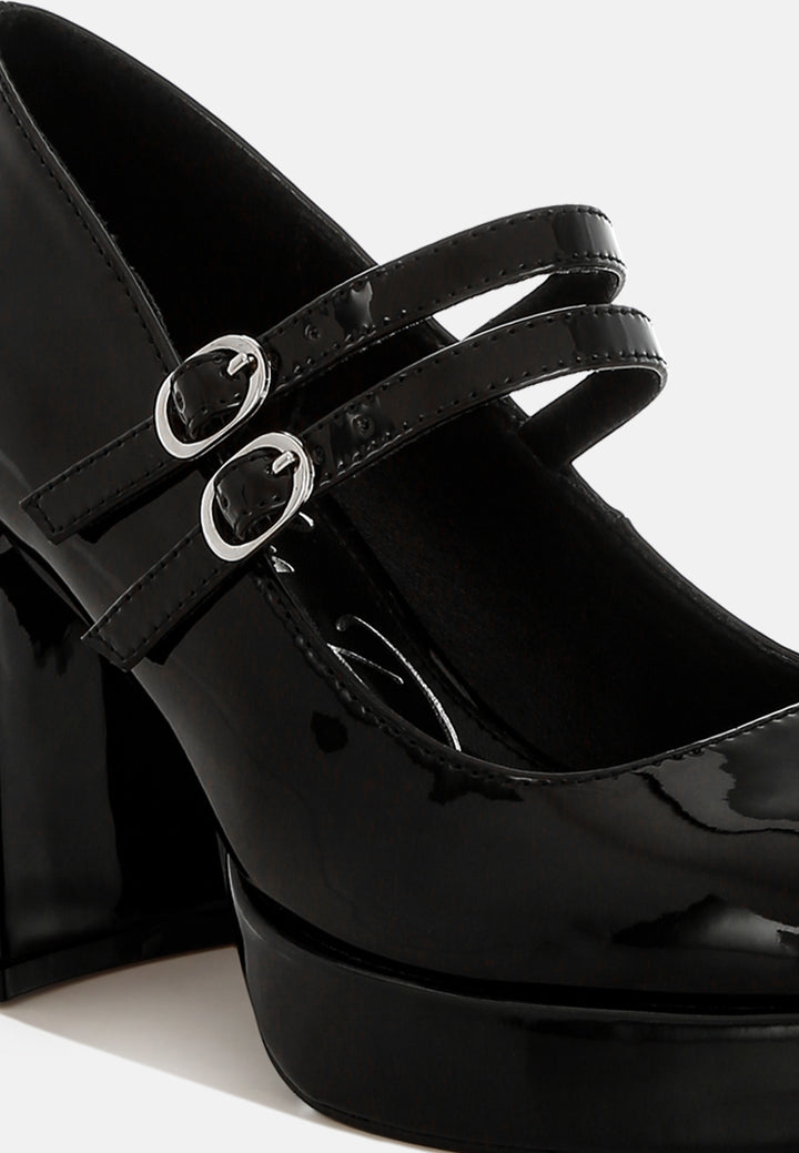 Women Double Strap Mary Jane Sandals