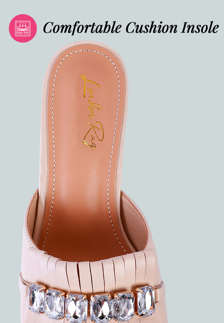 women clear heel jewel sandal#color_beige