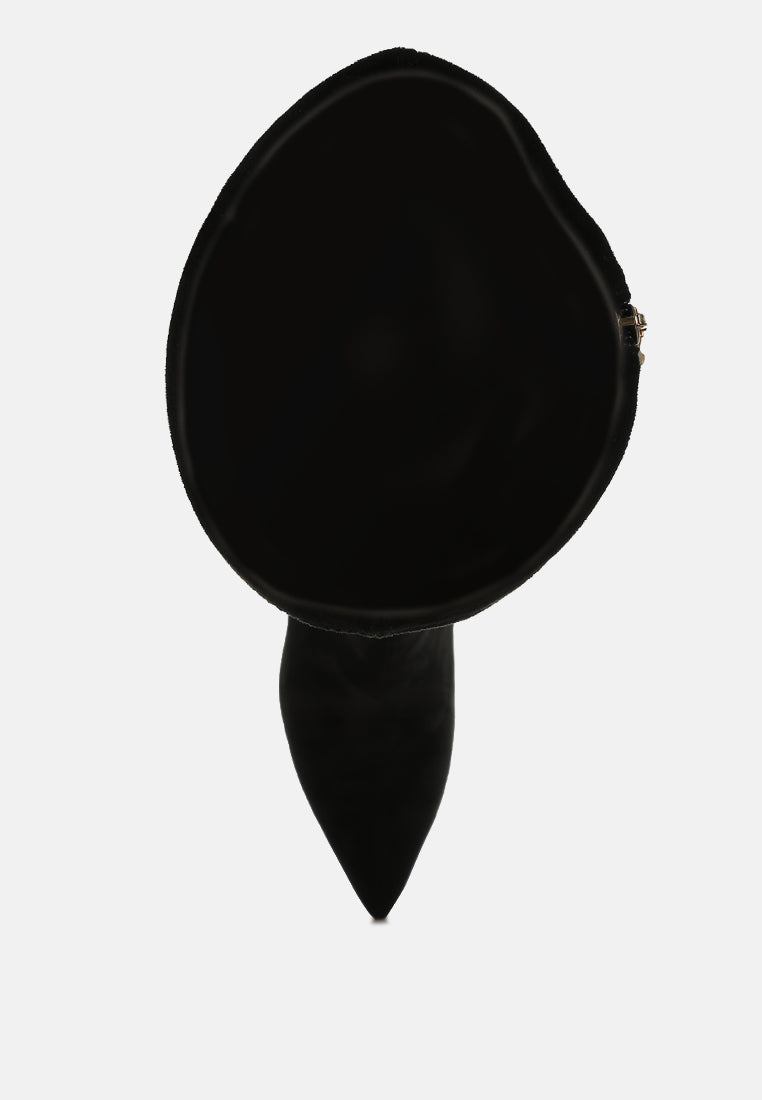 slim block heel long boots#colour_black