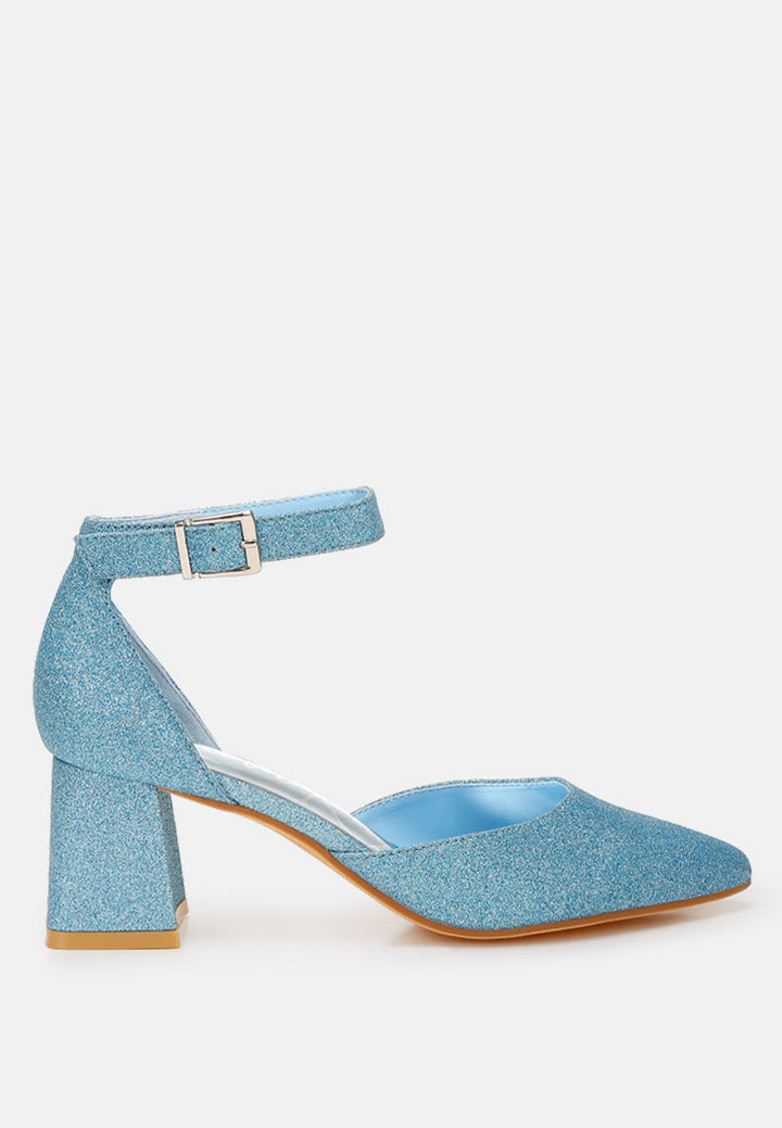 women glitter block heel sandals
#color_blue