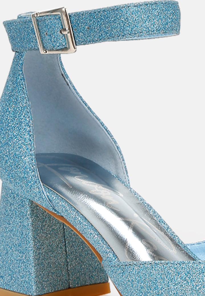 women glitter block heel sandals
#color_blue