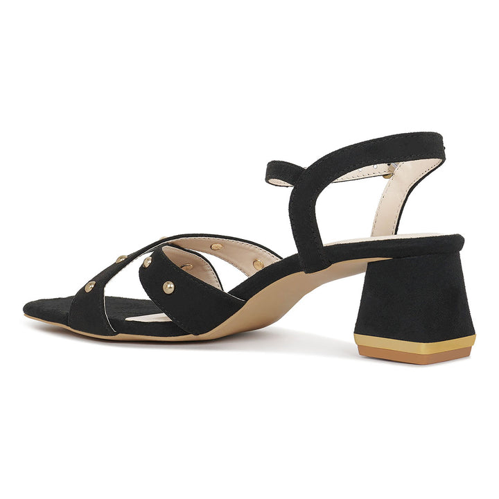 open-toe studded ankle strap sandals#color_black