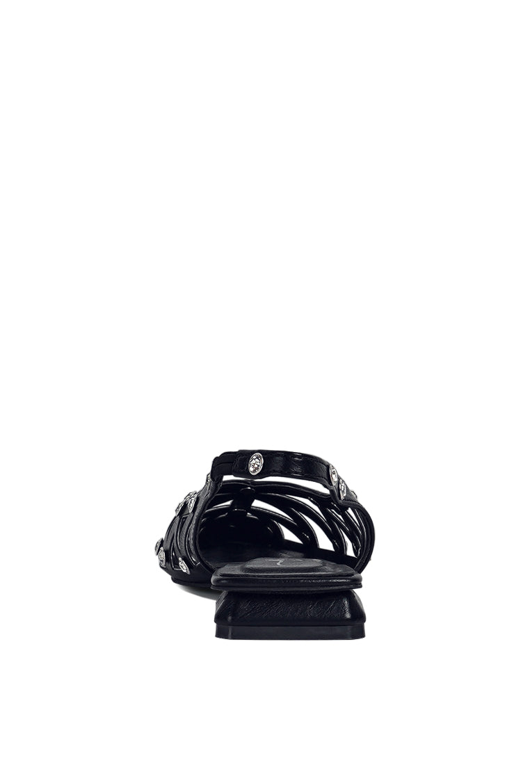 women diamante embellished slingback sandals#color_silver 