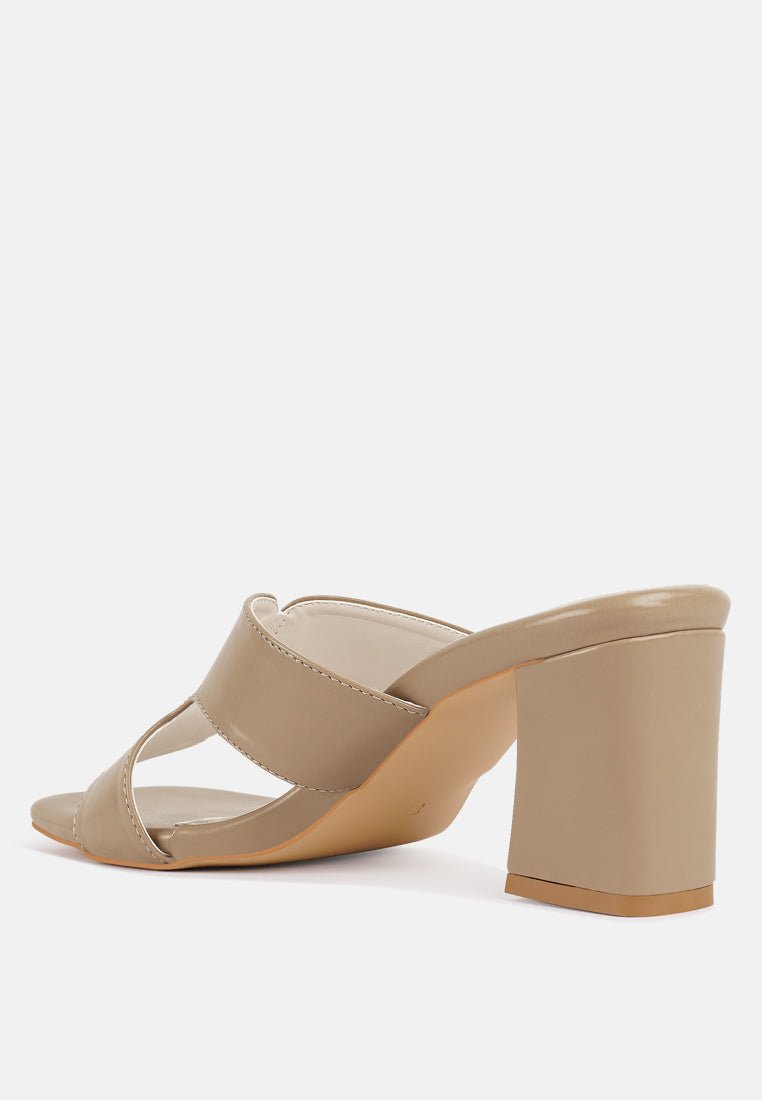 women square toe block heels#color_beige