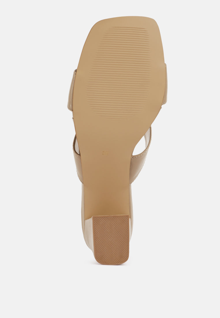 women square toe block heels#color_beige