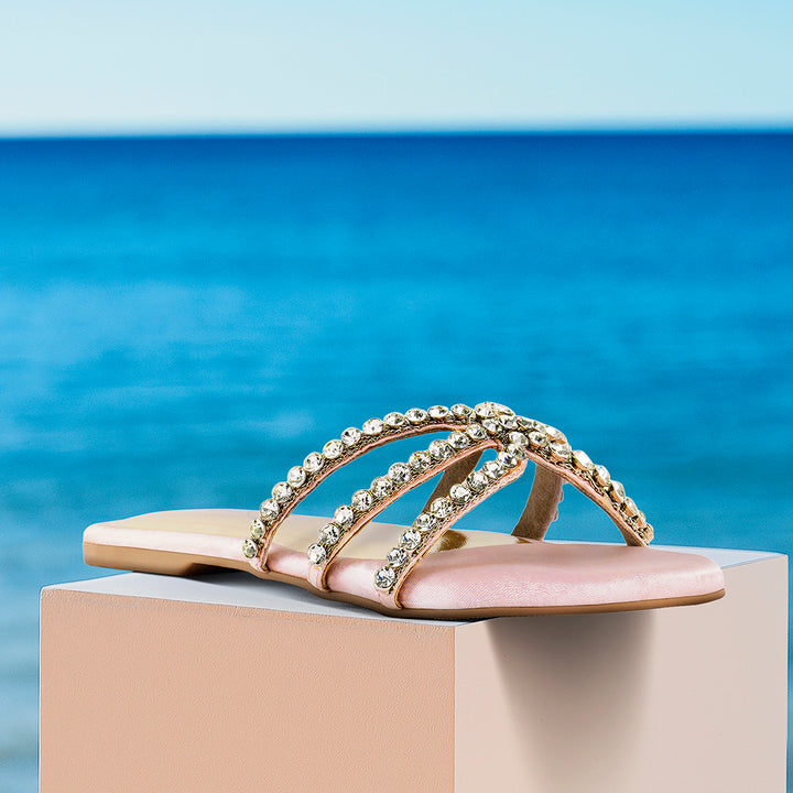 dimante strap flat sandals#color_blush
