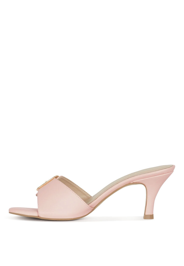 women buckle detail heels#color_light-pink