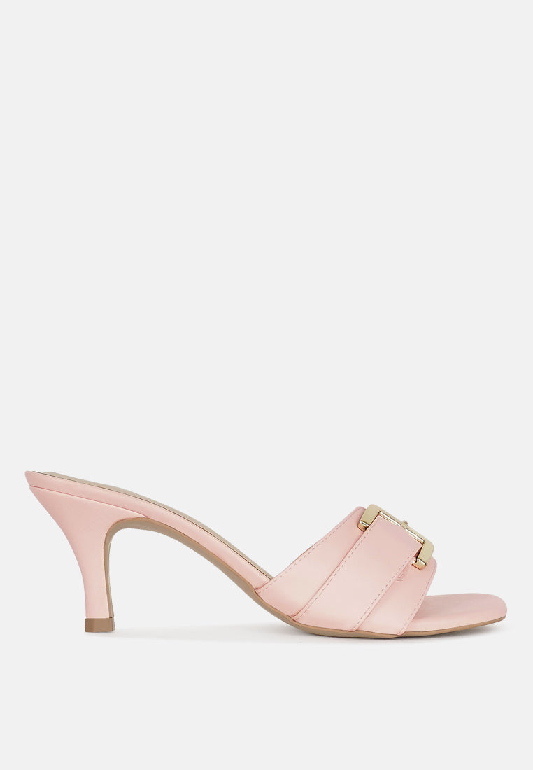 women buckle detail heels#color_light-pink