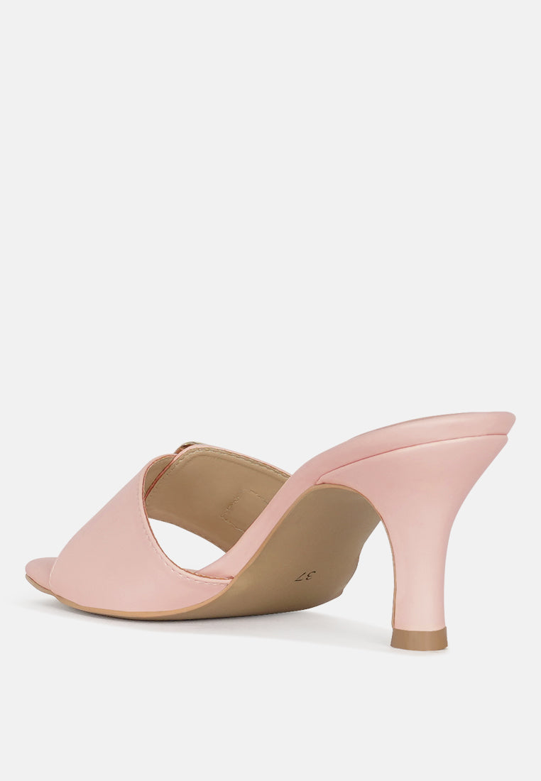 women buckle detail heels#color_light-pink