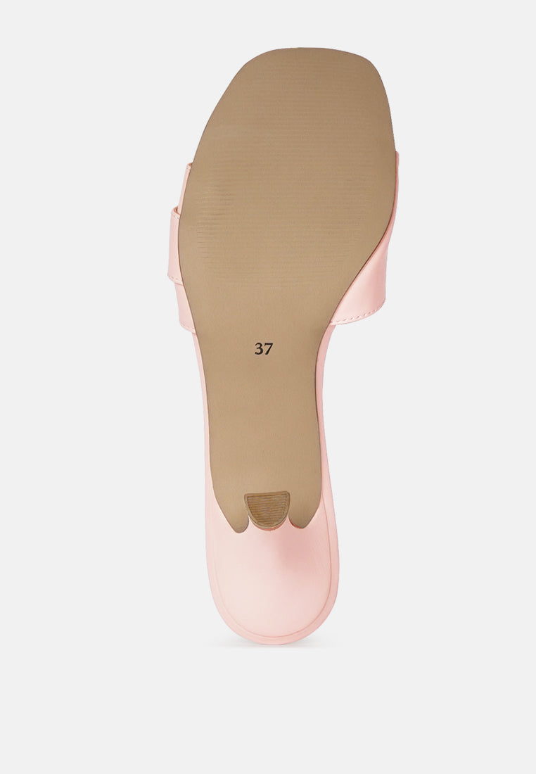 women buckle detail heels#color_light-pink