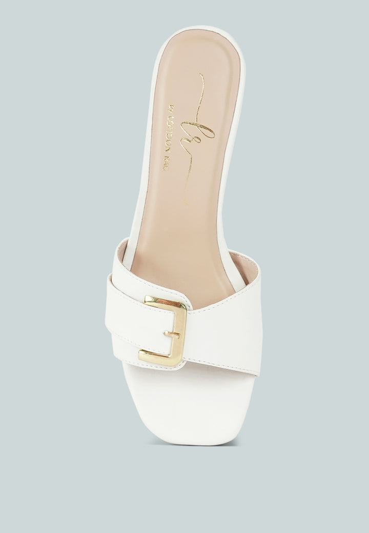women buckle detail heels#color_white