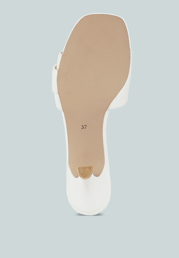 women buckle detail heels#color_white