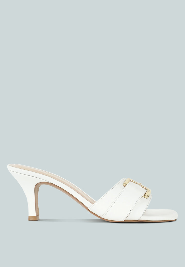 women buckle detail heels#color_white