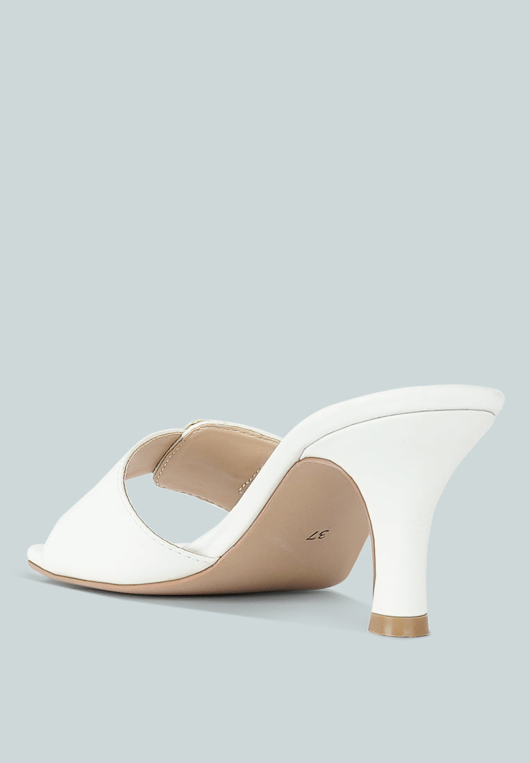 women buckle detail heels#color_white